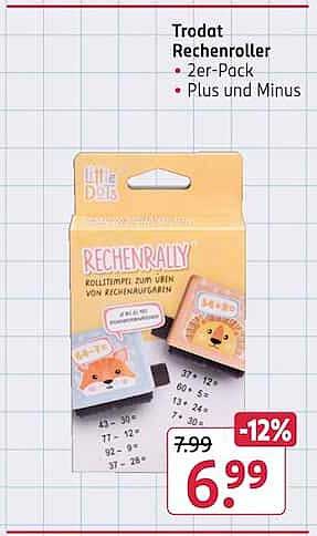 TRODAT Rechenroller 2er-Pack Plus und Minus