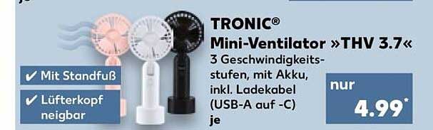 TRONIC Mini-Ventilator »THV 3.7«