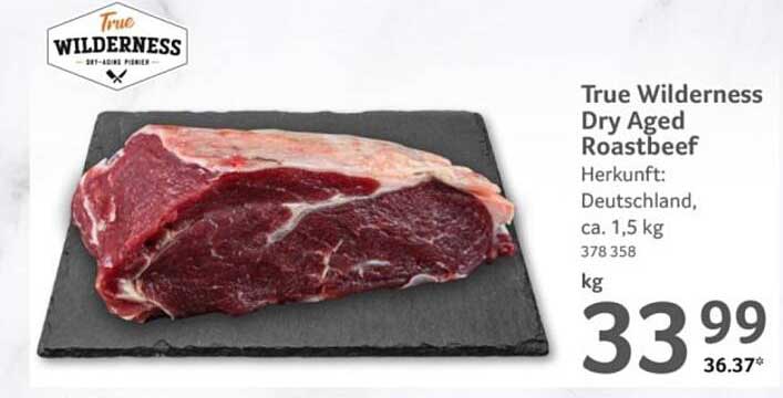 True Wilderness Dry Aged Roastbeef