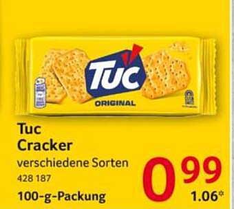 Tuc Cracker verschiedene Sorten 100-g-Packung