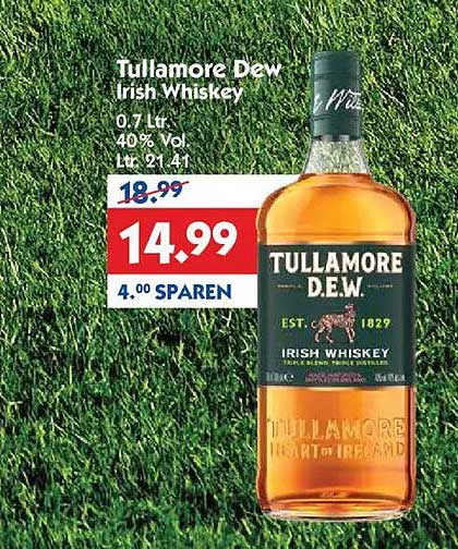 Tullamore Dew Irish Whiskey