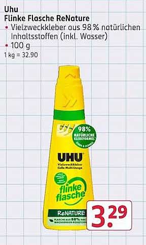 Uhu Flinke Flasche ReNature