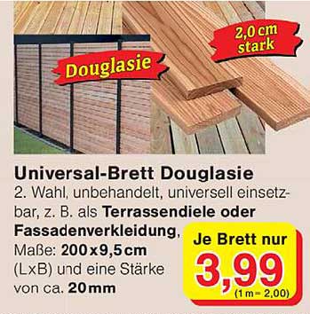 Universal-Brett Douglasie