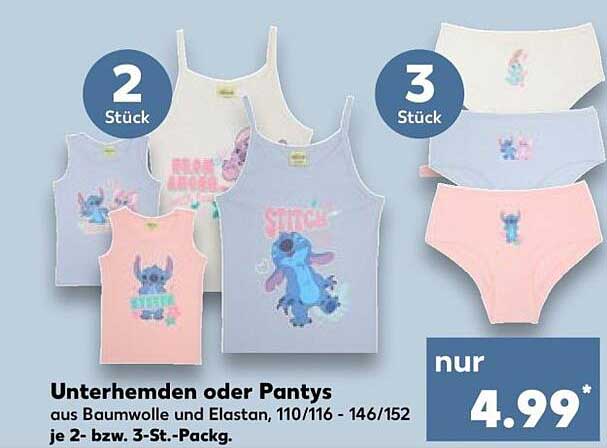 Unterhemden oder Pantys