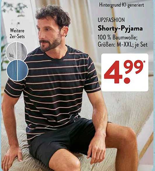 UP2FASHION Shorty-Pyjama