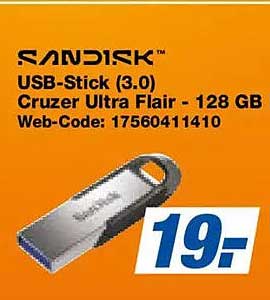 USB-Stick (3.0) Cruzer Ultra Flair - 128 GB
