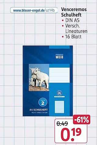 Vencemos Schulheft