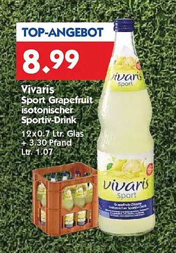 VIVARIS Sport Grapefruit isotonischer Sportiv-Drink