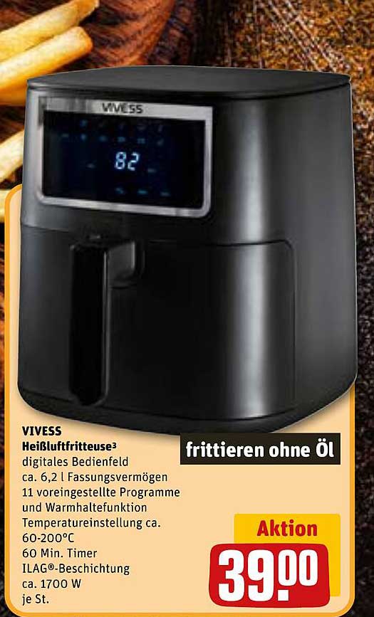 VIVESS Heißluftfritteuse³