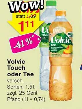 Volvic Touch oder Tee