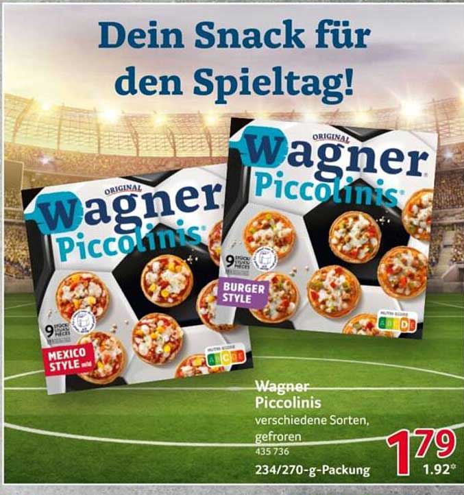 Wagner Piccolinis verschiedene Sorten, gefroren 234/270-g-Packung