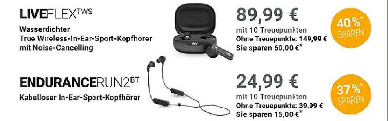 Wasserdichter True Wireless-In-Ear-Sport-Kopfhörer mit Noise-Cancelling