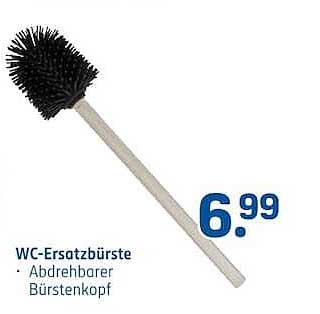 WC-Ersatzbürste - Abdrehbarer Bürstenkopf