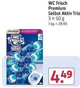 WC Frisch Premium Selbst Aktiv Trio 3 x 50 g