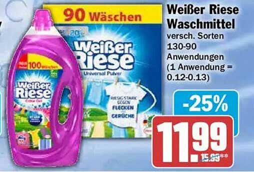 Weißer Riese Waschmittel