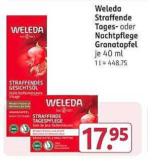 Weleda Straffende Tages- oder Nachtpflege Granatapfel je 40 ml