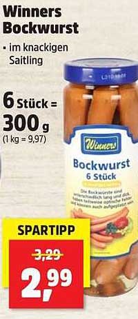 Winners Bockwurst