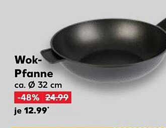 Wok-Pfanne ca. Ø 32 cm