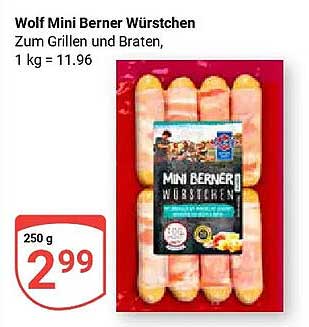 Wolf Mini Berner Würstchen