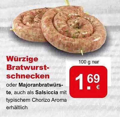 Würzige Bratwurstschnecken