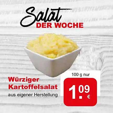 Würziger Kartoffelsalat aus eigener Herstellung