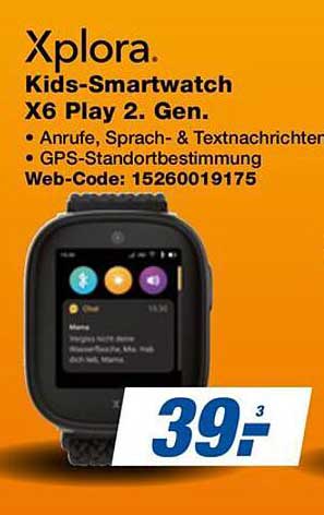 Xplora. Kids-Smartwatch X6 Play 2. Gen.