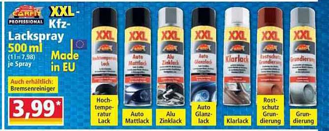 XXL Kfz-Lackspray 500 ml