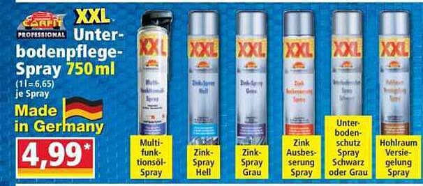 XXL Unterbodenpflege-Spray 750 ml