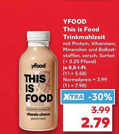 YFOOD This is Food Trinkmahlzeit