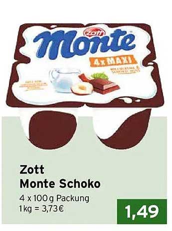 Zott Monte Schoko