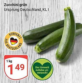 Zucchini grün