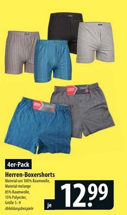 4er-Pack Herren-Boxershorts