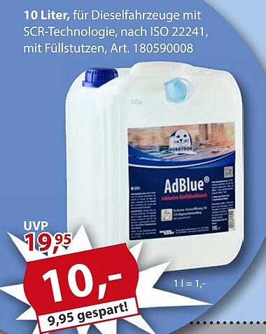 AdBlue® - 10 Liter für Diesel-Fahrzeuge