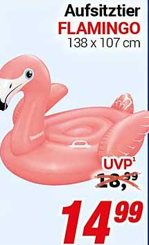 Aufsitztier FLAMINGO 138 x 107 cm