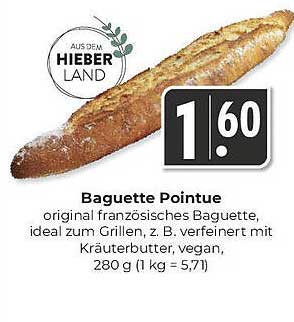 Baguette Pointue - original französisches Baguette