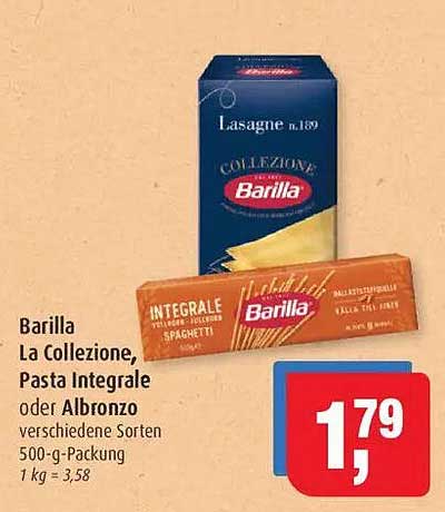 Barilla La Collezione oder Albronzo - Verschiedene Sorten