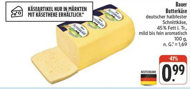 Bauer Butterkäse 100 g
