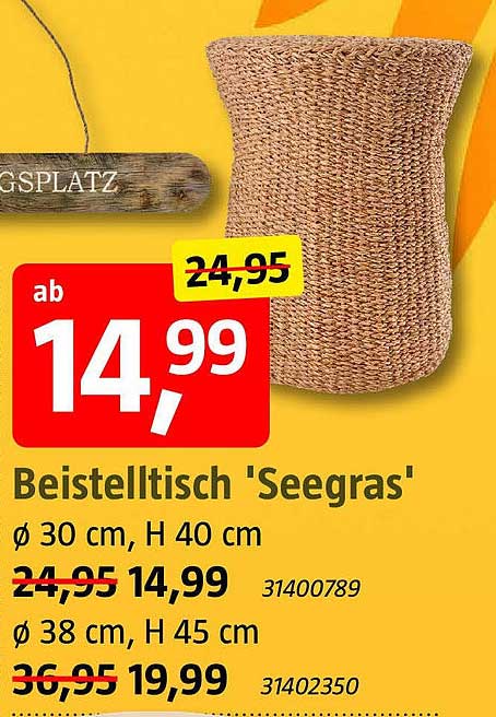 Beistelltisch 'Seegras'