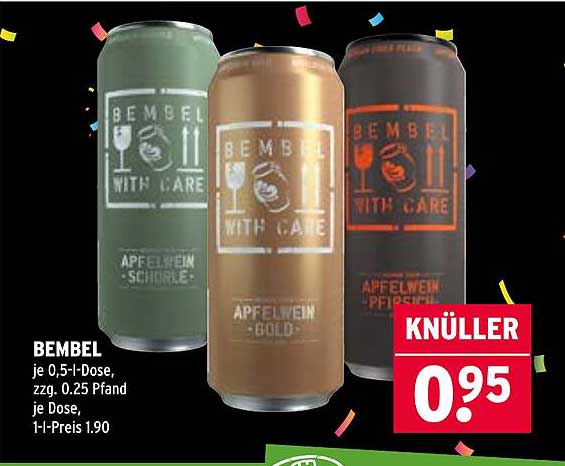 BEMBEL Apfelwein in 0,5-Liter-Dose
