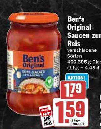 Ben's Original Saucen zur Reis - Verschiedene Sorten