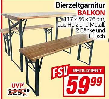 Bierzeltgarnitur BALKON
