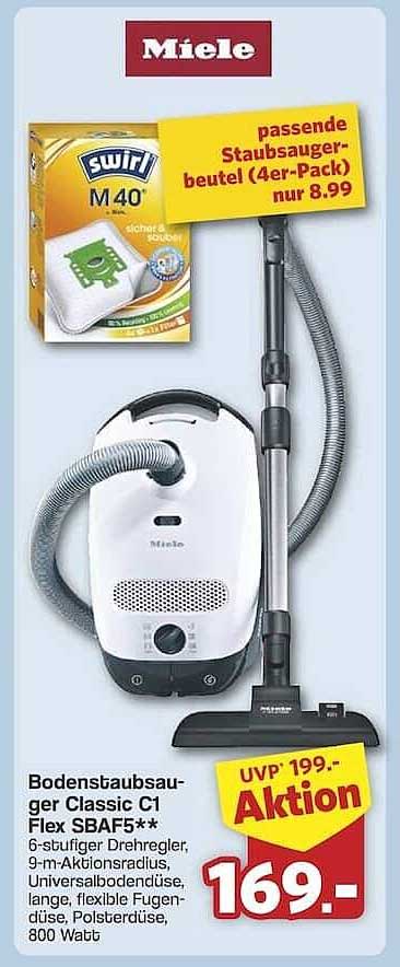 Bodenstaubsauger Classic C1 Flex SBAF5**