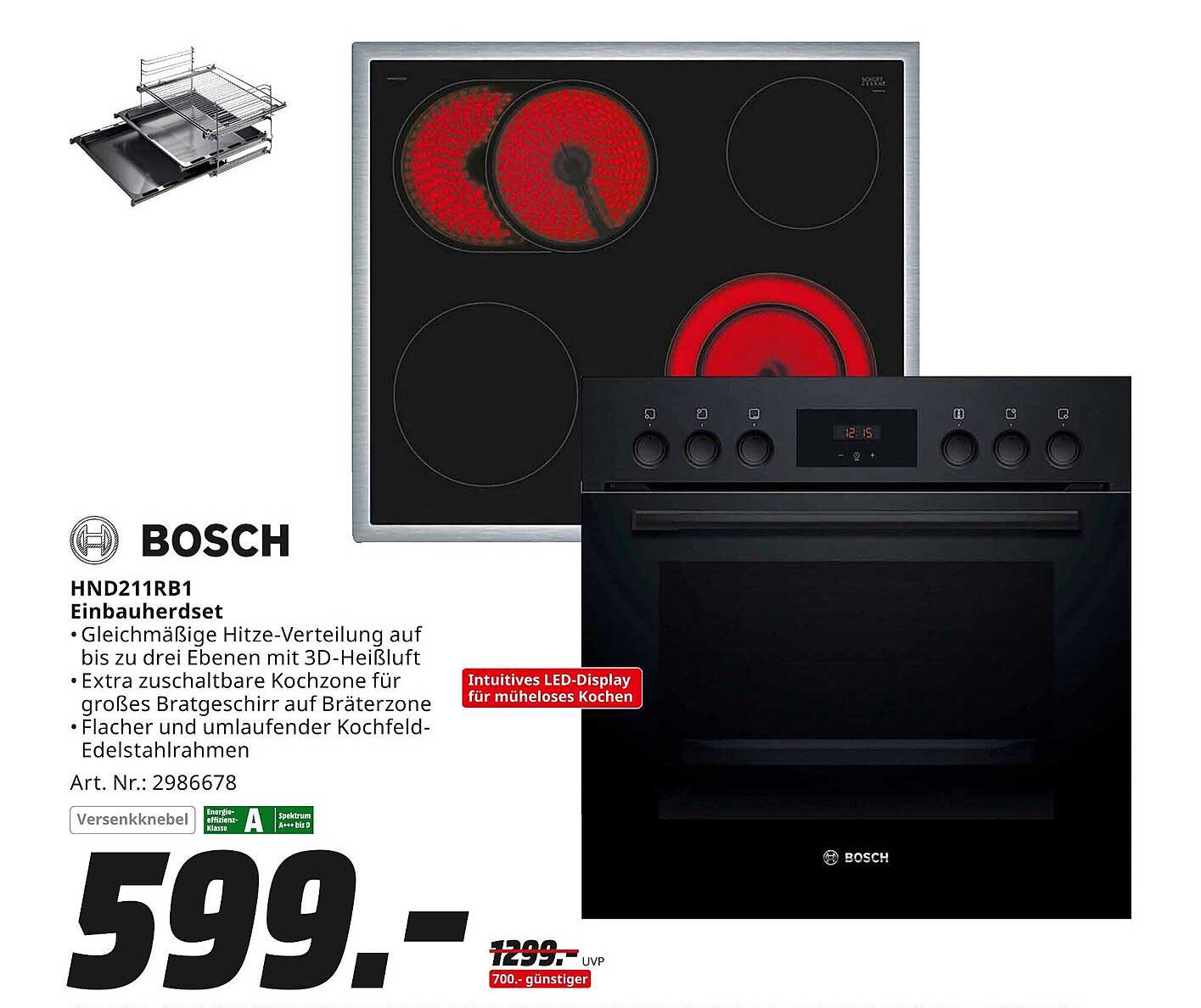 Bosch HND211RB1 Einbauherdset