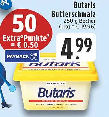 Butaris Butterschmalz 250 g Becher