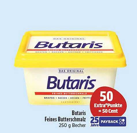 Butaris Feines Butterschmalz 250 g Becher