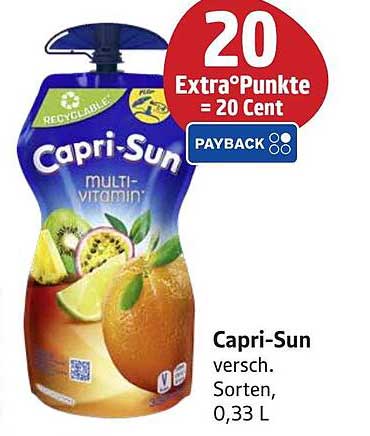 Capri-Sun Multivitamin 0,33 L - verschiedene Sorten