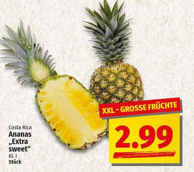 Costa Rica Ananas "Extra sweet" Kl. I Stück