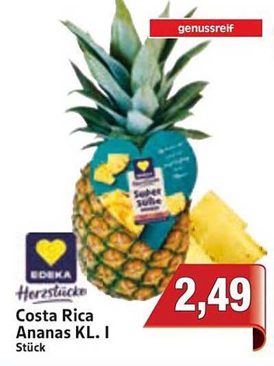Costa Rica Ananas KL. I Stück