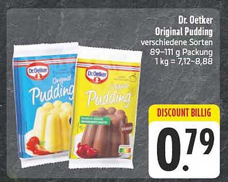 Dr. Oetker Original Pudding verschiedene Sorten