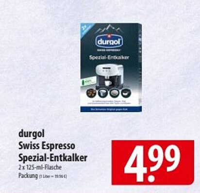 durgol Swiss Espresso Spezial-Entkalker 2 x 125-ml-Flasche